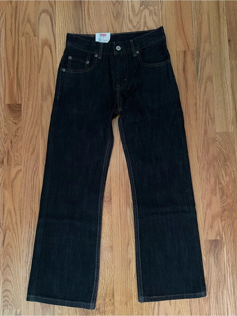 Levi's Boys’ Size 10 Regular 527 Bootcut Jeans - Dark Blue